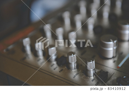 Vintage sound equipment, vintage color Vintage sound equipment, vintage color 83410912