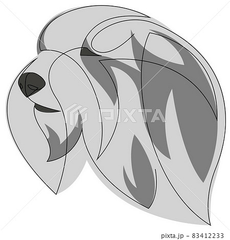 Old English Sheepdog Stock Vector Image & Art - Alamy