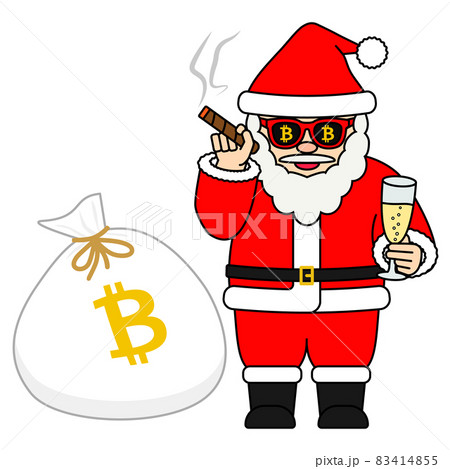 ビットコインの亡者となったサンタクロース　 83414855