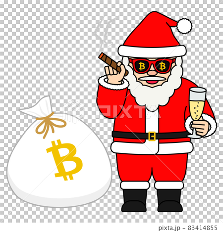 ビットコインの亡者となったサンタクロース　 83414855
