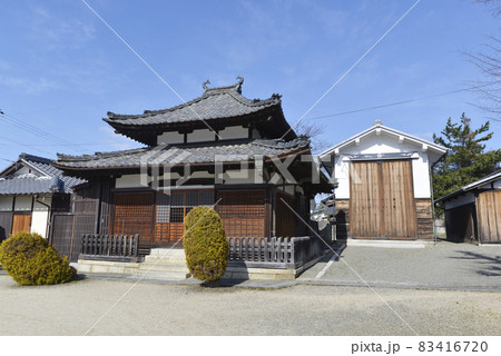 五個荘金堂の町並み　安福寺　滋賀県東近江市 83416720