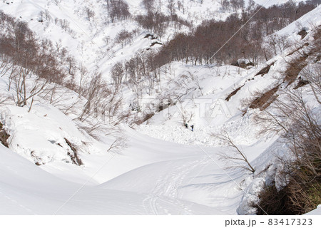 冬の渓谷 冬の渓谷 83417323