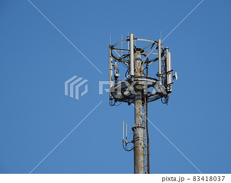 5Gイメージ（電波塔:基地局） 83418037