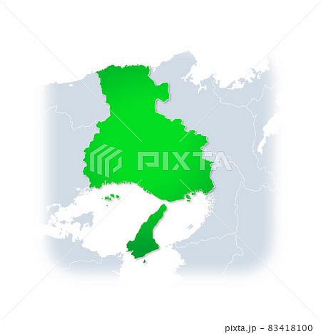兵庫県地図 83418100