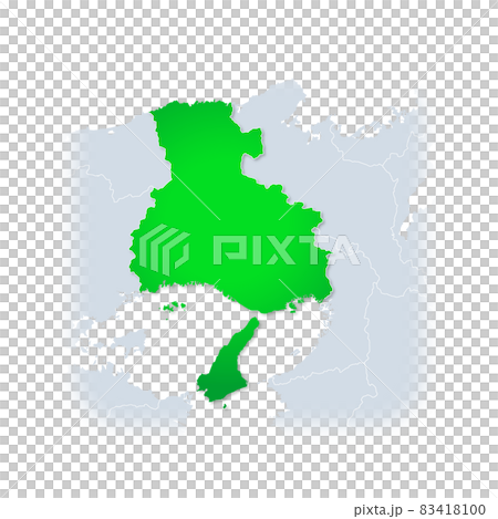兵庫県地図 83418100