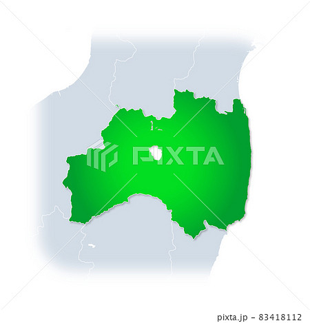 福島県地図 83418112