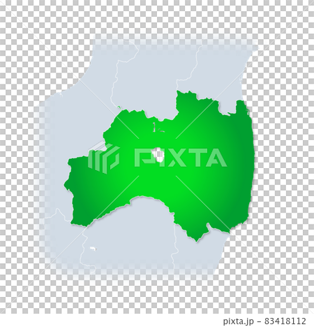福島県地図 83418112