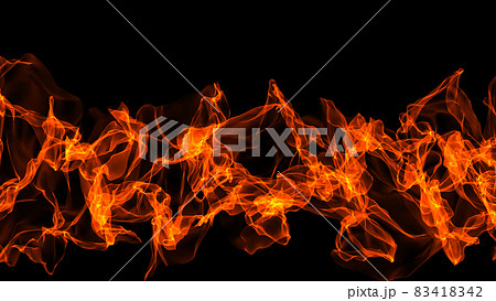Cgの炎と火の粉と火花のイラスト素材 4142