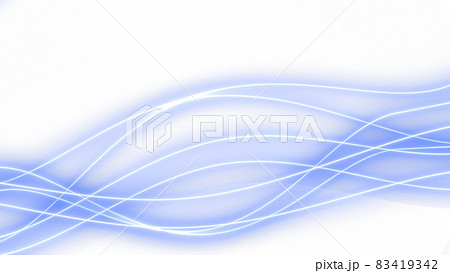 CGレーザー　捻じれるレーザーの背景素材 83419342