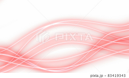 CGレーザー　捻じれるレーザーの背景素材 83419343