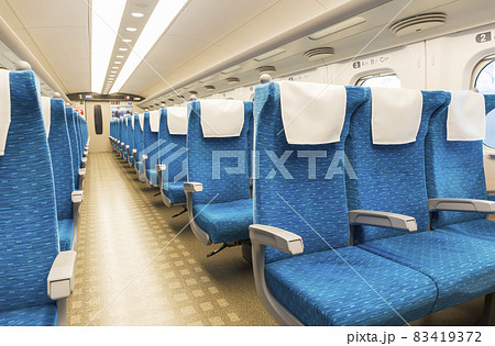 新幹線 車内 座席 東海道新幹線 シート のぞみ 自由席 新幹線 車内 座席 東海道新幹線 シート のぞみ 自由席 83419372