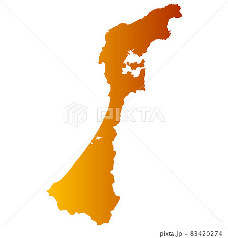 石川県地図 83420274