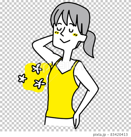 有除臭劑護理的女人 有除臭劑護理的女人 83420413