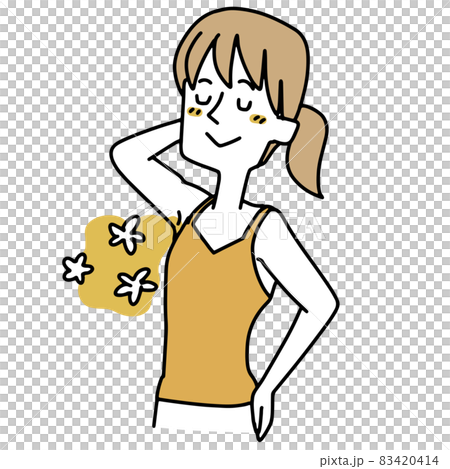 有除臭劑護理的女人 有除臭劑護理的女人 83420414