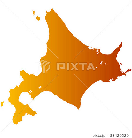 北海道地図 83420529