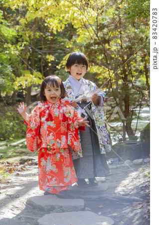 七五三の兄妹 七五三の兄妹 83420783