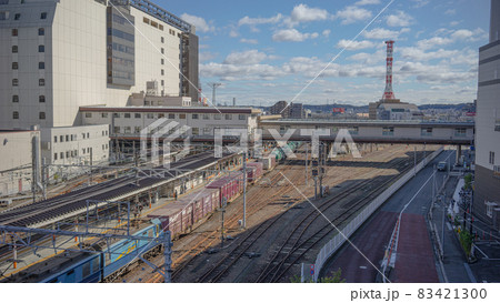 八王子駅と貨物列車 八王子駅と貨物列車 83421300