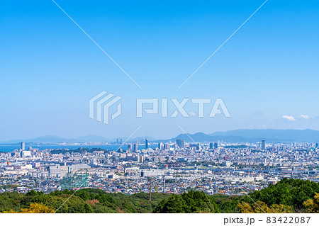 福岡市の風景・街並み 83422087