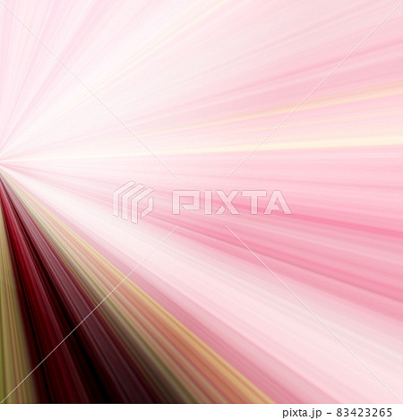 綺麗な虹色のグラデーションの放射状の線の背景 赤 茶 こげ茶 黄色 ピンク 白のイラスト素材