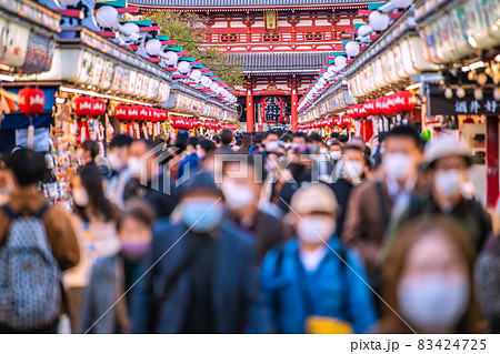 日本の東京都市景観 制限緩和の妄想。日本も先行組は効果切れ続々。浅草寺は脅威の人出=10月23日 日本の東京都市景観 制限緩和の妄想。日本も先行組は効果切れ続々。浅草寺は脅威の人出=10月23日 83424725