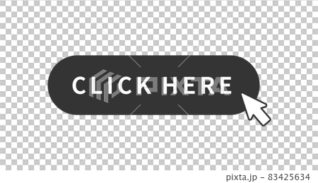 簡單按鈕插圖模板橫幅單色、箭頭光標、橢圓版本 簡單按鈕插圖模板橫幅單色、箭頭光標、橢圓版本 83425634