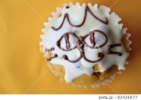 ハロウィン用のかぼちゃマフィン　手作りお菓子 83426677