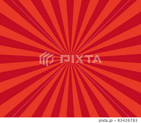 放射状の背景イラスト素材 ベクター 集中線 83426783