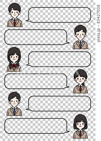 Person illustration set_student Person illustration set_student 83427038