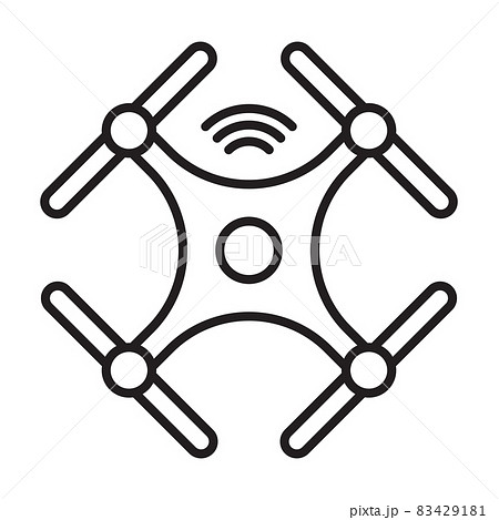 Drone quadcopter icon vector for graphic design, logo, web site, social media, mobile app, ui illustration Drone quadcopter icon vector for graphic design, logo, web site, social media, mobile app, ui illustration 83429181