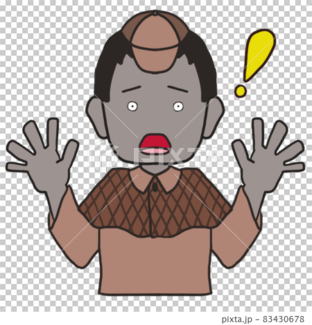 Surprised middle-aged detective (male 2) 83430678