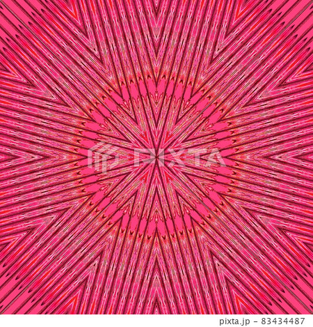 素材　円　ピンク　ハード 83434487