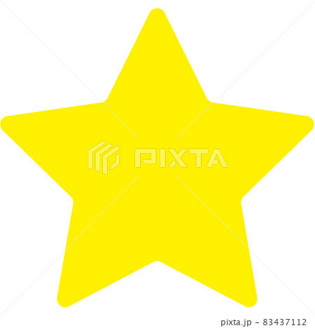 シンプルな星のアイコン 83437112
