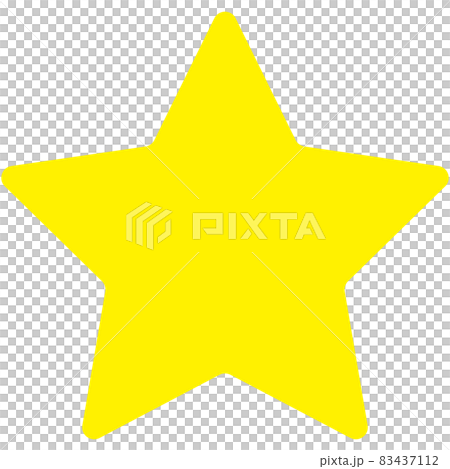 シンプルな星のアイコン 83437112