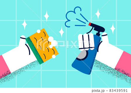 Washing and house cleaning concept 83439591