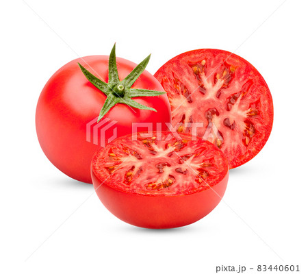 Fresh tomatoes isolated on white background Fresh tomatoes isolated on white background 83440601