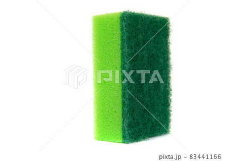 Stack dish washing sponges green hi-res stock photography and