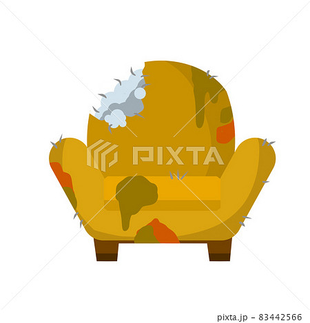 Set of Pillows. Large and Small Object. Cartoon Flat Illustration