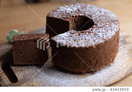 手作りのチョレーとシフォンケーキ 83443059