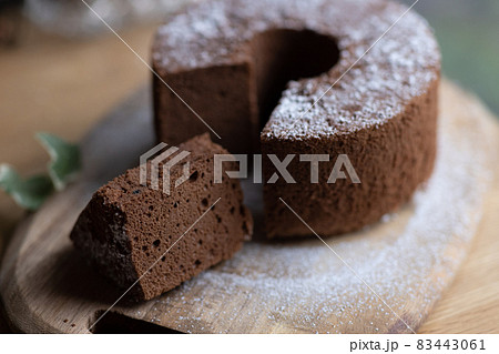 手作りのチョレーとシフォンケーキ 83443061