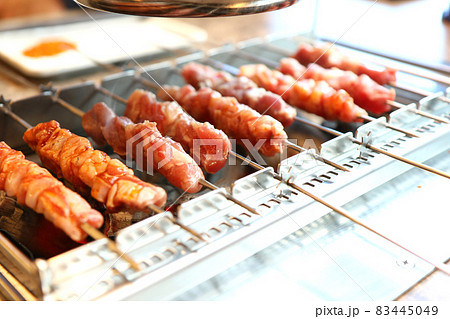 羊肉の串焼き（韓国で食べる中華料理） 83445049