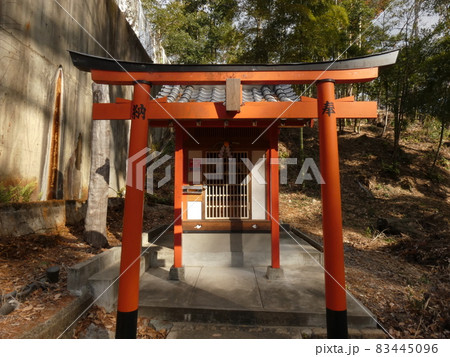 森の中に建つお社 【栄上神社】 森の中に建つお社 【栄上神社】 83445096