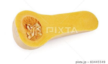 Butternut squash isolated on white background 83445549