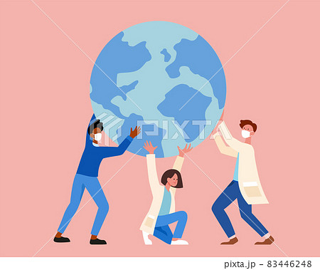 Doctors saving earth from danger 83446248