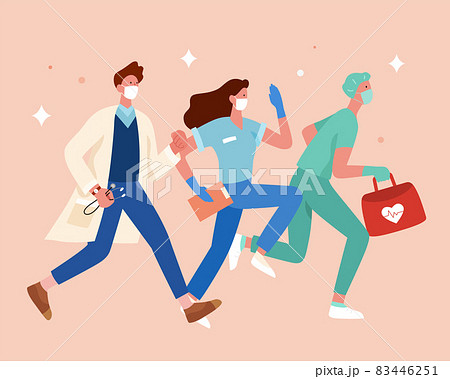 Medical emergency concept Medical emergency concept 83446251