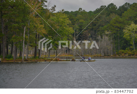 Lake Airfield in the wilderness of Sussex County, Virginia 83447702