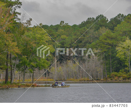 Lake Airfield in the wilderness of Sussex County, Virginia 83447703