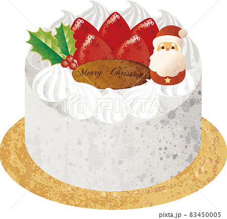 クリスマスケーキ クリスマス ケーキ サンタクロース イチゴ ひいらぎ 水彩 背景 イラスト素材のイラスト素材 クリスマスケーキ クリスマス ケーキ サンタクロース イチゴ ひいらぎ 水彩 背景 イラスト素材のイラスト素材