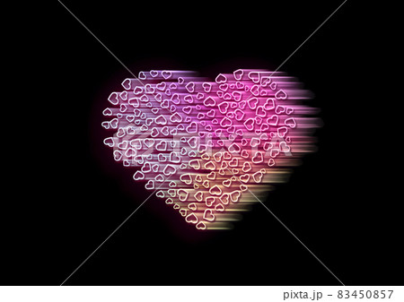 芸術的なハートのイラスト 83450857