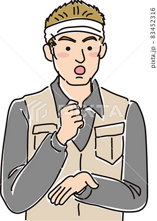 Printガテン系はちまき男子_相槌を打つ Printガテン系はちまき男子_相槌を打つ 83452316