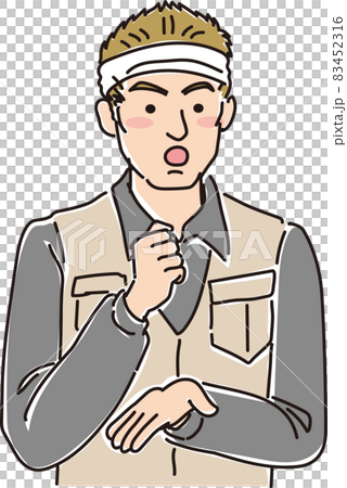 Printガテン系はちまき男子_相槌を打つ Printガテン系はちまき男子_相槌を打つ 83452316